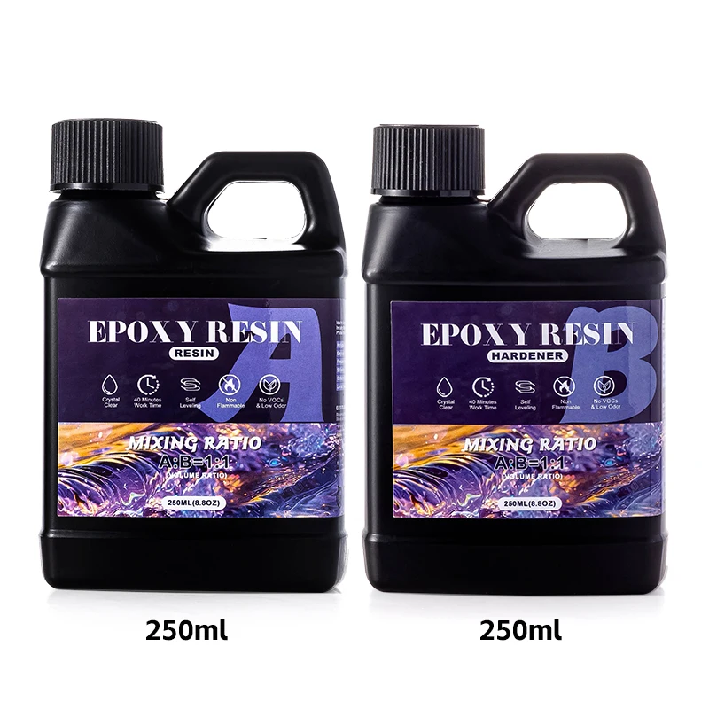Epoxy Resin Kit, 1:1 Ratio, Anti-Yellowing